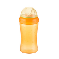 Silicone Spout Training Cup 280ml - Orange